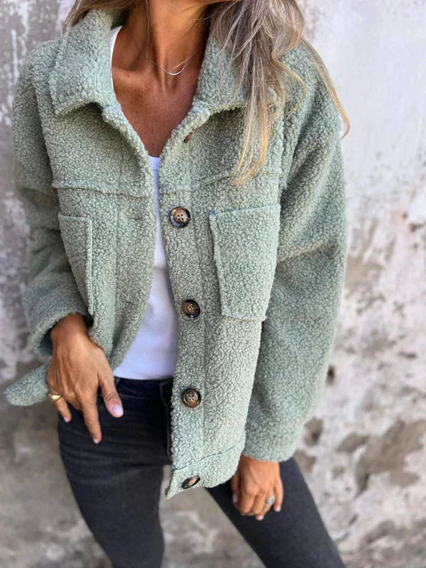 Isla Teddy Jacket - Zacht van buiten, warm van binnen