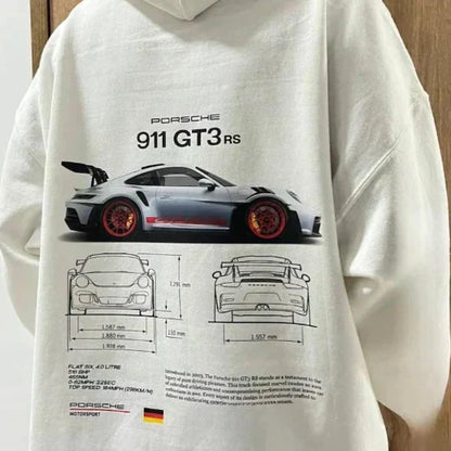Unisex Oversized Racing Hoodie | Riley