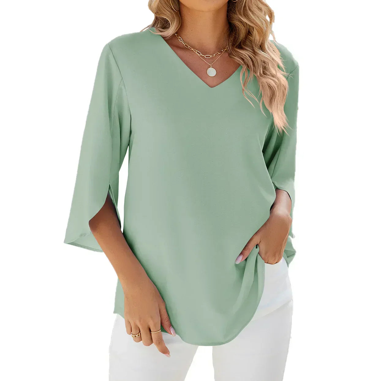 JULIETTE | Dames Blouse met V-hals